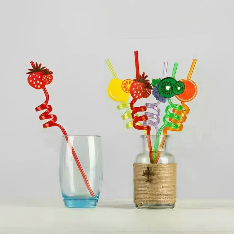 طقم شاليموه اكريليك حلزوني، 4 قطع - متعدد الالوان